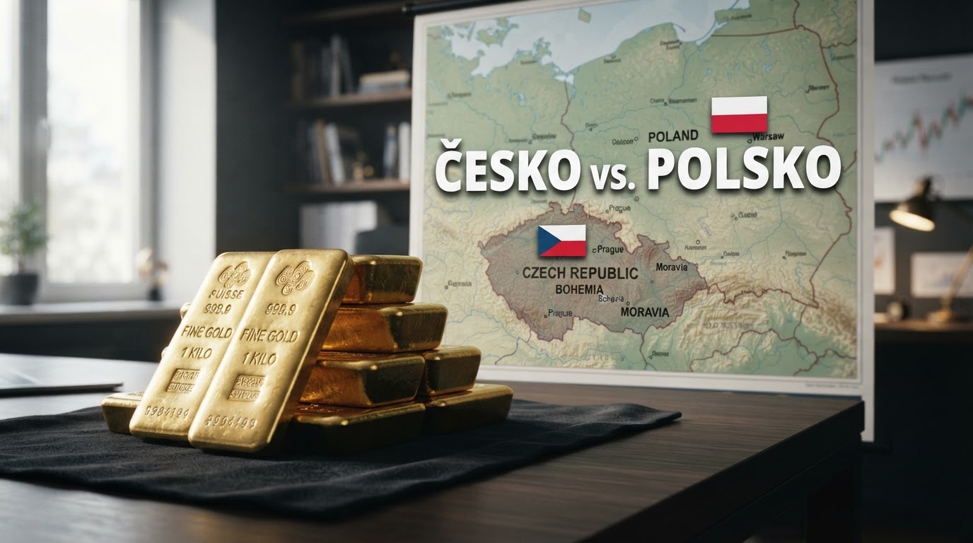 Česko patří mezi největší kupce zlata, sousední Polsko však vede