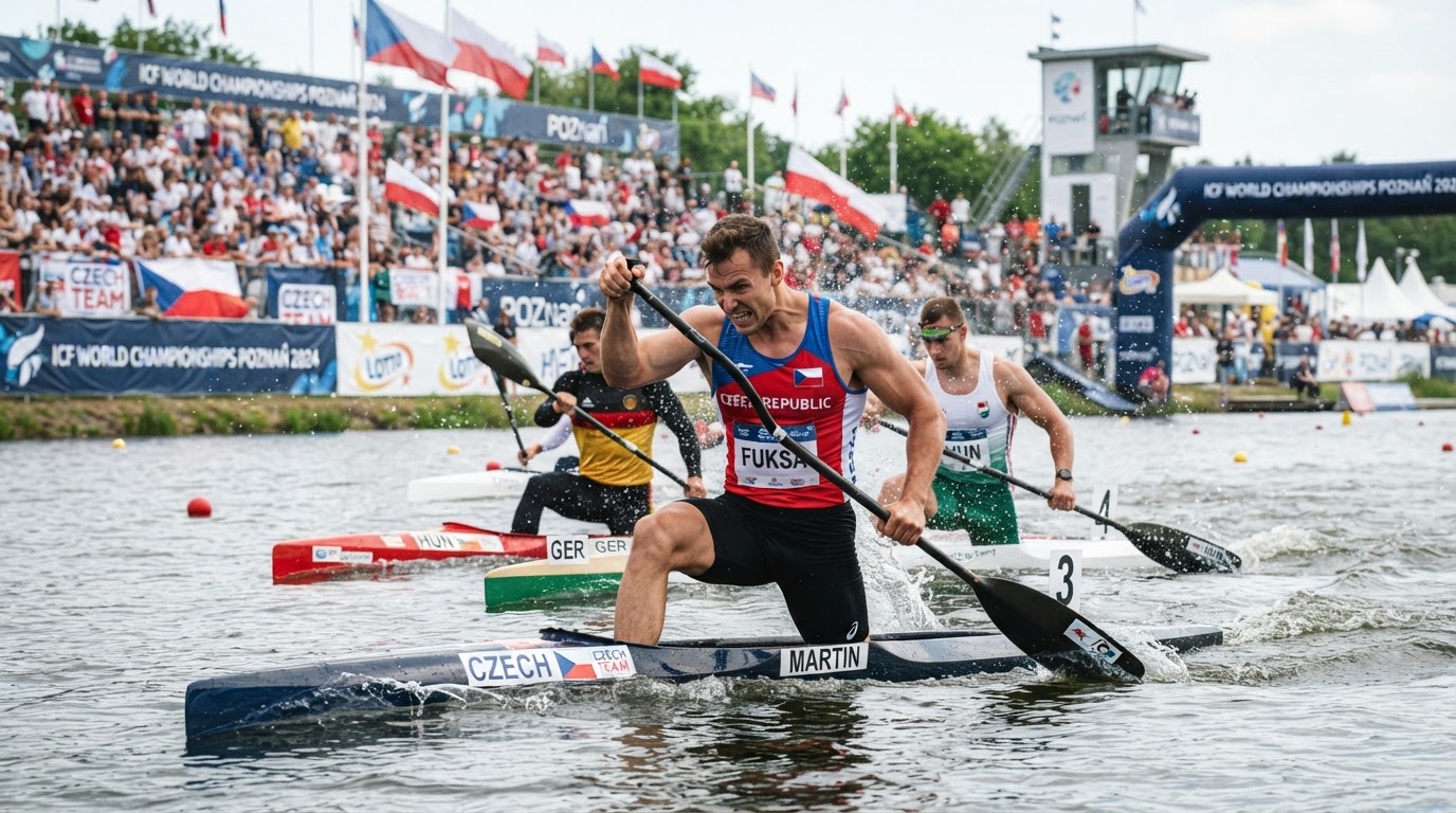 Fuksa usiluje o medaili na mistrovství světa v kanoistice v Poznani