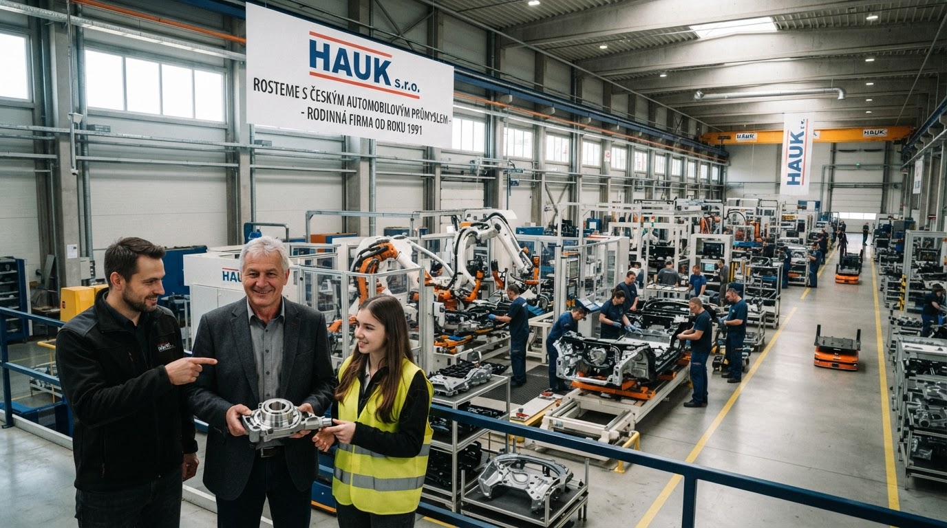Rodinná firma Hauk roste mezi největšími dodavateli českého autoprůmyslu