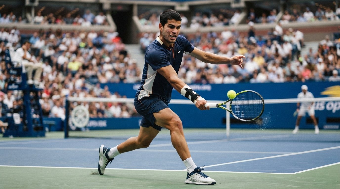 Tenista Alcaraz se vrací po zranění zápěstí na US Open